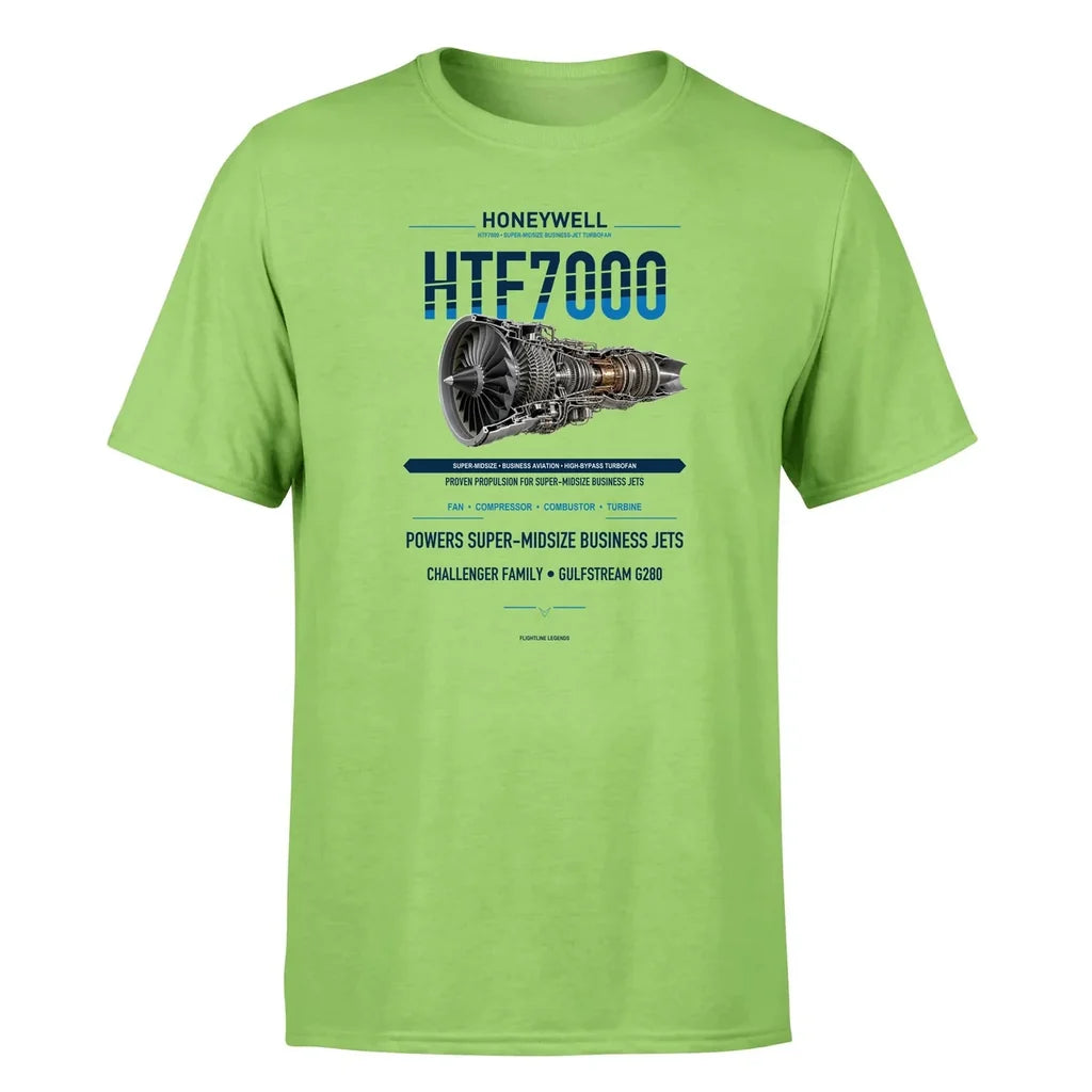 HTF7000 design on light green single side