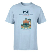 Thumbnail for Mercedita Airport (PSE) T-Shirt single-side front print in Light Blue | mercedita-airport-pse-double-side-t-shirt