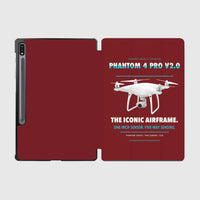Thumbnail for DJI Phantom 4 Pro V2.0 design on dark red samsung tablet tablet case