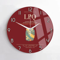 Thumbnail for Luang Prabang International Airport LPQ Wall-Clock No-Frame - Dark Red