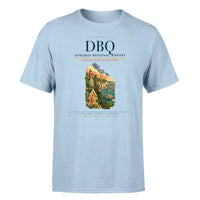 Thumbnail for Dubuque Regional Airport (DBQ) T-Shirt single-side front print in Light Blue | dubuque-regional-airport-dbq-double-side-t-shirt