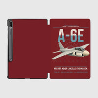 Thumbnail for A-6E Intruder design on dark red samsung tablet tablet case