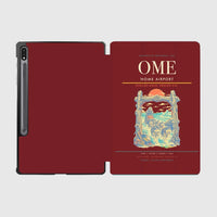 Thumbnail for Nome Airport (OME) design on dark red samsung tablet tablet case