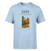 Thumbnail for Dothan Regional Airport (DHN) T-Shirt single-side front print in Light Blue | dothan-regional-airport-dhn-double-side-t-shirt