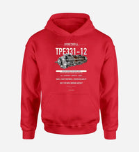 Thumbnail for TPE331-12 design on red hoodie single side