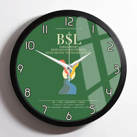 Thumbnail for EuroAirport Basel-Mulhouse-Freiburg BSL Wall-Clock Framed - Green