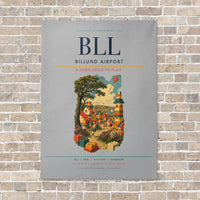 Thumbnail for Billund Airport BLL - Canvas No Frame - Light Gray