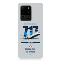 Thumbnail for Boeing 717-200 design on samsung case - light gray