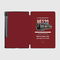 Thumbnail for HF120 design on dark red samsung tablet tablet case