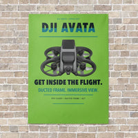 Thumbnail for DJI Avata vertical canvas print - no frame - light green background