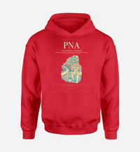 Thumbnail for Pamplona Airport (PNA) design on red hoodie single-side print