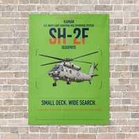 Thumbnail for Kaman SH-2F Seasprite vertical canvas print - no frame - light green background