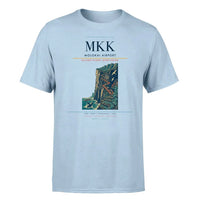 Thumbnail for Molokai Airport (MKK) T-Shirt single-side front print in Light Blue | molokai-airport-mkk-double-side-t-shirt