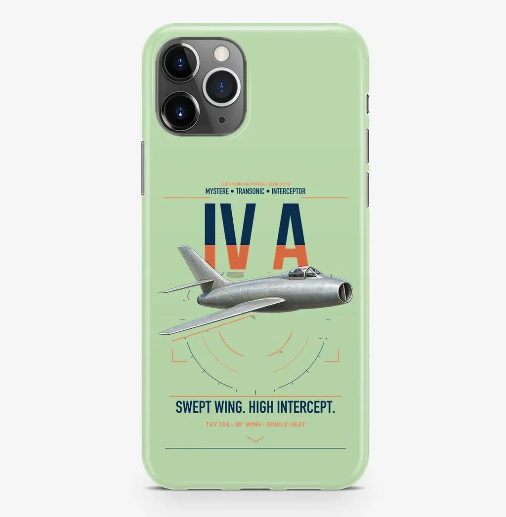 Dassault Mystère IV A design on light green magsafe iphone case, for iPhone Pro Max