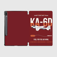 Thumbnail for KA-6D Intruder design on dark red samsung tablet tablet case