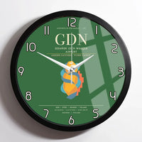 Thumbnail for Gdansk Lech Waesa Airport GDN Wall-Clock Framed - Green
