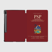 Thumbnail for Palm Springs International Airport (PSP) design on dark red samsung tablet tablet case