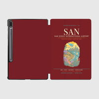 Thumbnail for San Diego International Airport SAN - Dark Red