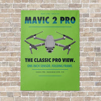 Thumbnail for DJI Mavic 2 Pro vertical canvas print - no frame - light green background