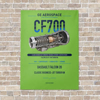 Thumbnail for CF700 vertical canvas print - no frame - light green background