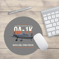Thumbnail for OA-1K Skyraider II Armed Overwatch design on gray round mouse pad