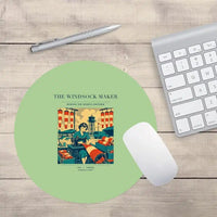 Thumbnail for VINTAGE G4429 - The Windsock Maker - Designed Mouse Pads design on lightgreen round