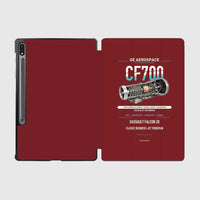Thumbnail for CF700 design on dark red samsung tablet tablet case
