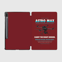 Thumbnail for Freefly Astro Max design on dark red samsung tablet tablet case