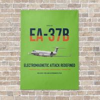 Thumbnail for EA-37B Compass Call vertical canvas print - no frame - light green background