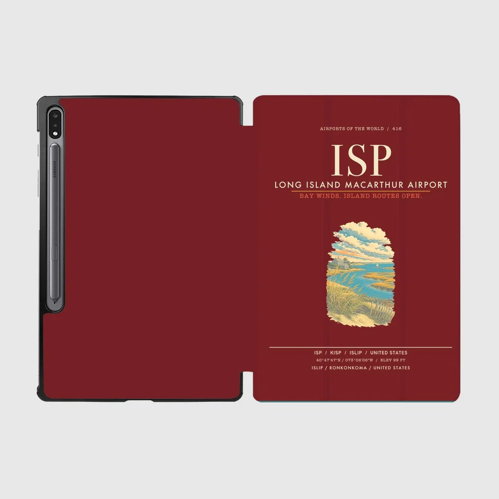 Long Island MacArthur Airport ISP - Dark Red