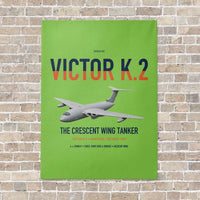 Thumbnail for Handley Page Victor K.2 vertical canvas print - no frame - light green background