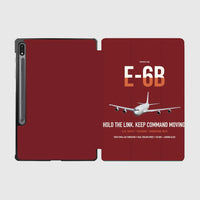 Thumbnail for E-6B Mercury design on dark red samsung tablet tablet case