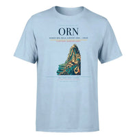 Thumbnail for Ahmed Ben Bella Airport (ORN) T-Shirt single-side front print in Light Blue | ahmed-ben-bella-airport-orn-double-side-t-shirt