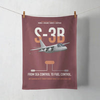 Thumbnail for S-3B Viking design on dark red towel