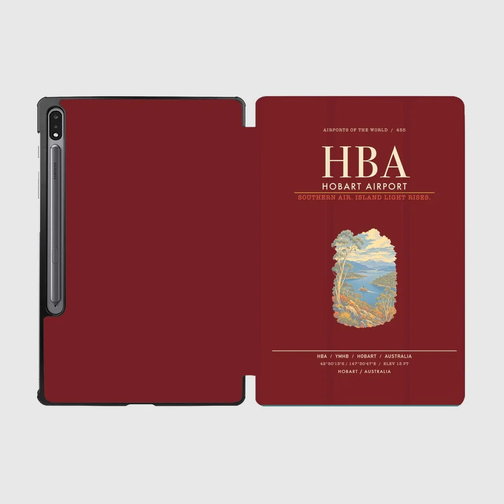 Hobart Airport HBA - Dark Red