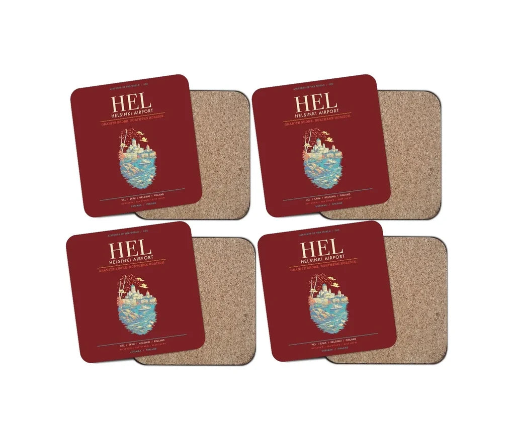 Helsinki Airport HEL - Dark Red