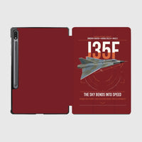 Thumbnail for Saab J 35F Draken design on dark red samsung tablet tablet case