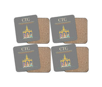 Thumbnail for Rafael Nunez International Airport CTG Coaster 4-Pieces-Set - Gray