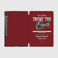 Thumbnail for TRENT 700 design on dark red samsung tablet tablet case