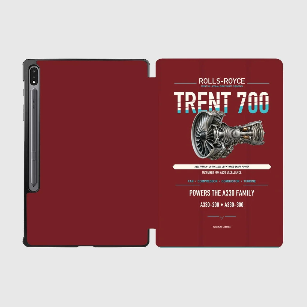 TRENT 700 design on dark red samsung tablet tablet case