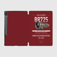 Thumbnail for BR725 design on dark red samsung tablet tablet case