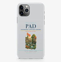Thumbnail for Paderborn Airport (PAD) design on light gray iPhone 16 Pro MagSafe case