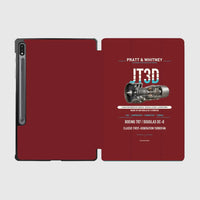 Thumbnail for JT3D design on dark red samsung tablet tablet case