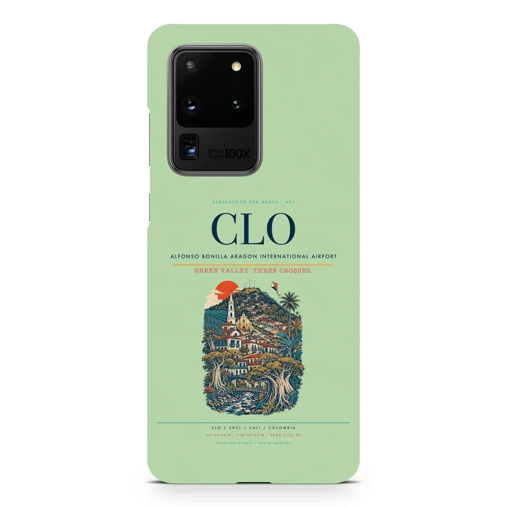 Alfonso Bonilla Aragon International Airport CLO Samsung Case - Light Green