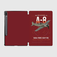 Thumbnail for Focke-Wulf Fw 190A-8 design on dark red samsung tablet tablet case