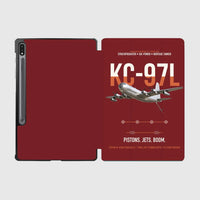 Thumbnail for KC-97L STRATOFREIGHTER design on dark red samsung tablet tablet case
