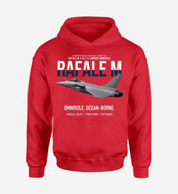 Thumbnail for RAFALE M F4.1 design on red hoodie single side