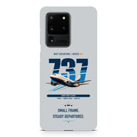 Thumbnail for Boeing 737-500 Classic design on samsung case - light gray