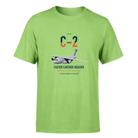 Thumbnail for Kawasaki C-2 design on light green double-side t-shirt, single-side print