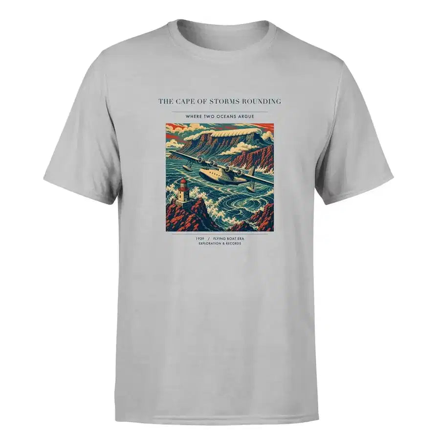 VINTAGE G4494 - The Cape Of Storms Rounding - Premium T-Shirt design on lightgray premium t shirt